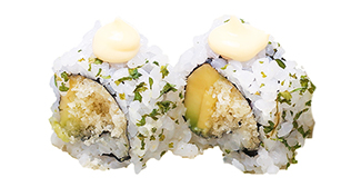 Crispy inside-out roll