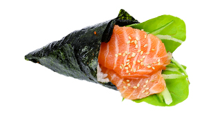 Sake temaki