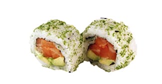Sake avocado inside-out
